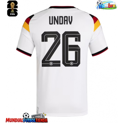 Camiseta Alemania Deniz Undav #26 Primera Equipación Replica Mundial 2026 mangas cortas